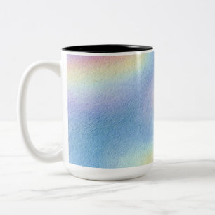 Pastel Sky Drift Two-Tone Coffee Mug