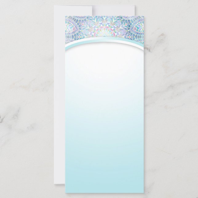 Pastel Snowflake Mandala (Front)