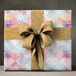 Pastel Snowflake Winter Holiday Christmas Pattern Wrapping Paper<br><div class="desc">Pastel Snowflake Winter Holiday Christmas Pattern Gift Wrap Wrapping Paper features a watercolor colourful pastel background with snowflakes. Perfect for holiday gift wrapping. Designed by Evco Studio www.zazzle.com/store/evcostudio</div>