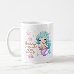 Pastel Soft Luxury Ocean Coffee Cup