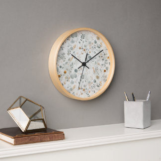 Pastel Soft Sanctuary Clock