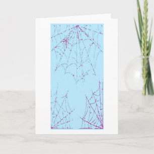 Pastel Spider Web Card