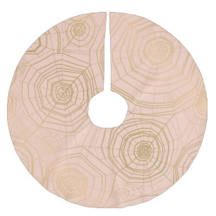 Pastel spider web: Halloween pattern. Brushed Polyester Tree Skirt