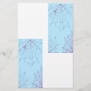 Pastel Spider Web Stationery