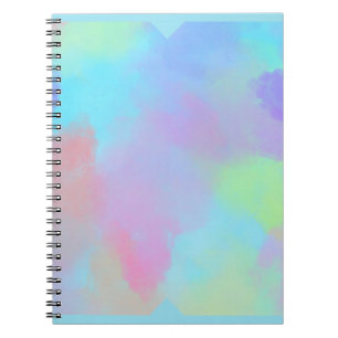 Pastel Splatter Pattern Notebook