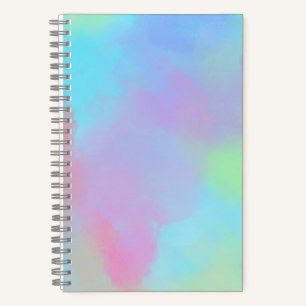 Pastel Splatter Pattern Notebook