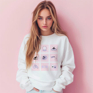Pastel Spooky Cute Goth Aesthetic Sweatshirt