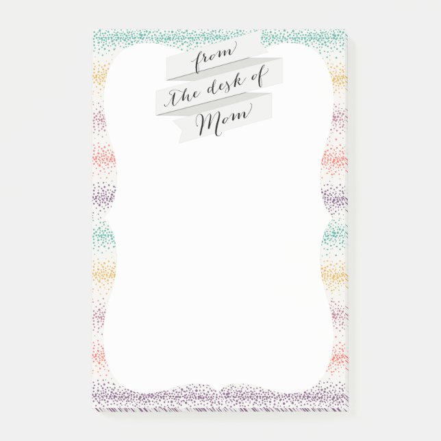 Pastel Spray Sprinkle stripes Modern sparkle lines Post-it Notes (Front)