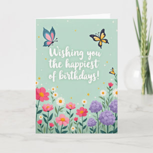 Pastel Spring Birthday Card