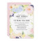 Pastel Spring Flowers Baby Shower Invitation
