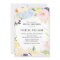 Pastel Spring Flowers Bridal Luncheon Invitation