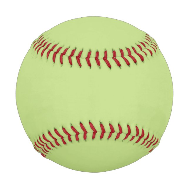 Pastel Spring Green Accent Decor to Customise Baseball (Front)