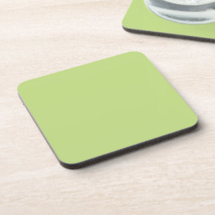 Pastel Spring Green Accent Decor to Customise Coaster