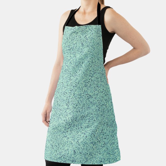 Pastel Spring Green Concrete Texture Apron (Insitu)