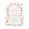 Pastel Spring Wildflowers Baby Shower Welcome 