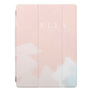 Pastel Springtime Monogram iPad Pro Cover