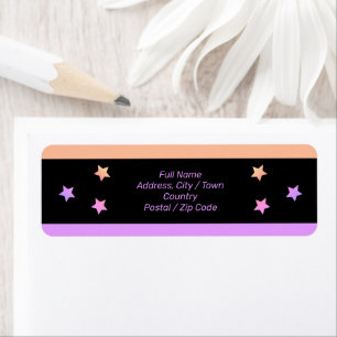 Pastel star accented