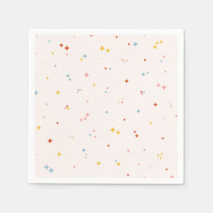 Pastel Star Pattern Napkin
