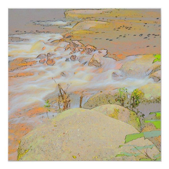 Pastel Stream Poster (Front)
