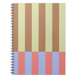 Pastel Stripe Blocks Notebook