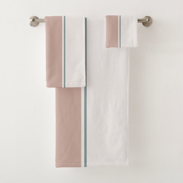 Pastel Stripes-2 – Minimal Spa Towel Style (Insitu)