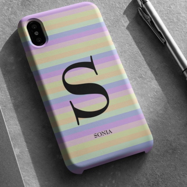 Pastel Stripes Case-Mate iPhone Case (Creator Uploaded)