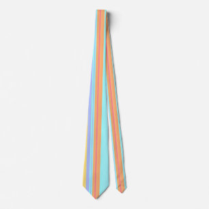 Pastel stripes pattern tie