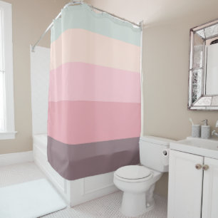 Pastel Stripes Shower Curtain
