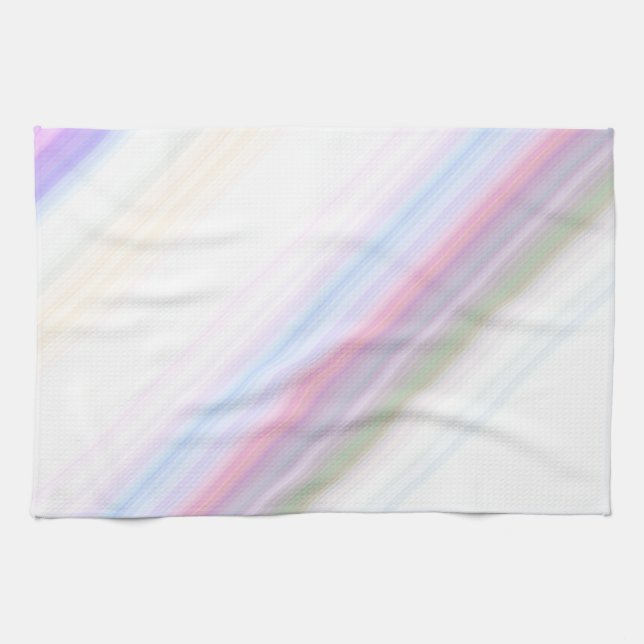 Pastel Stripes Tea Towel (Horizontal)