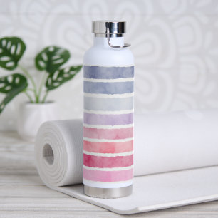 Pastel Stripes  Water Bottle