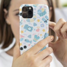 Pastel Summer Beach Pattern 