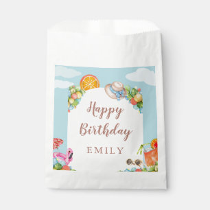 Pastel Summer Birthday Party Favour Bags