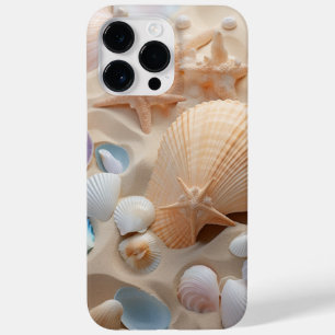 PASTEL SUMMER SEASHELLS ON THE BEACH Case-Mate iPhone 14 PRO MAX CASE