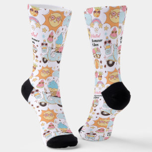 Pastel Summer Vibes Socks