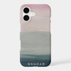 Pastel Sunset Monogram iPhone case