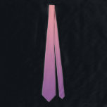 Pastel Sunset Pink Purple Ombre Gradient  Tie<br><div class="desc">Sunny ombre design in sunset aesthetic. Soft gradient colour transition. Ombre neck tie</div>