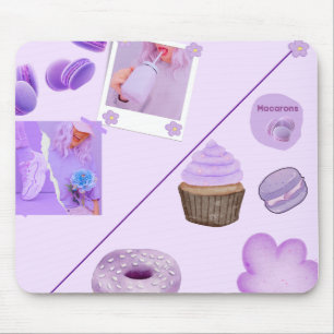 Pastel Sweets Aesthetic Mouse Pad