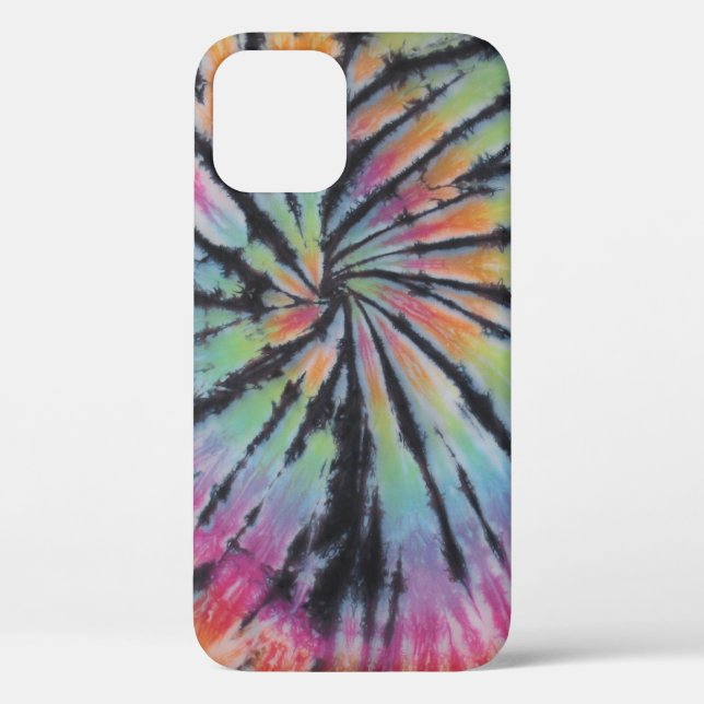 Pastel Swirl Spiral Tie Dye Case-Mate iPhone Case (Back)