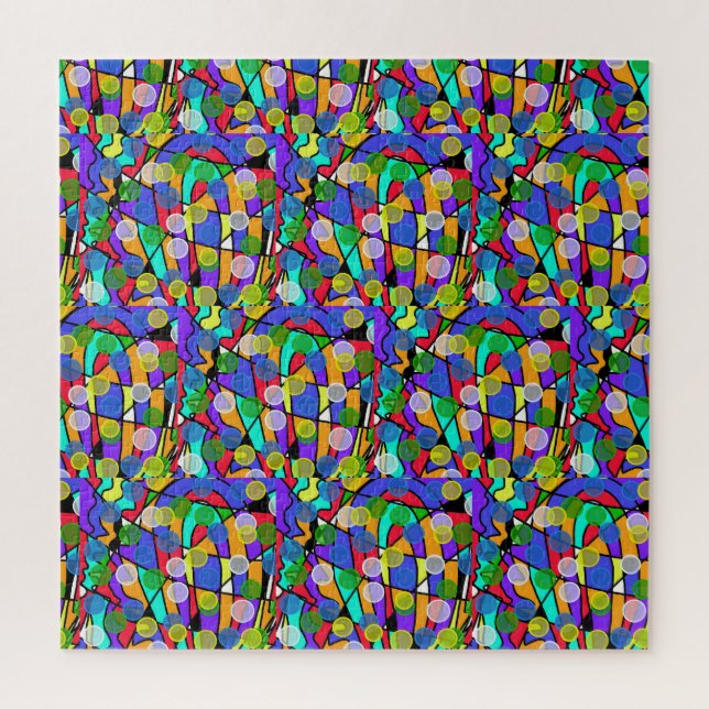 Pastel Swirling Abstract  Patterns  Jigsaw Puzzle (Vertical)