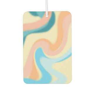 Pastel Swirls Car Air Freshener