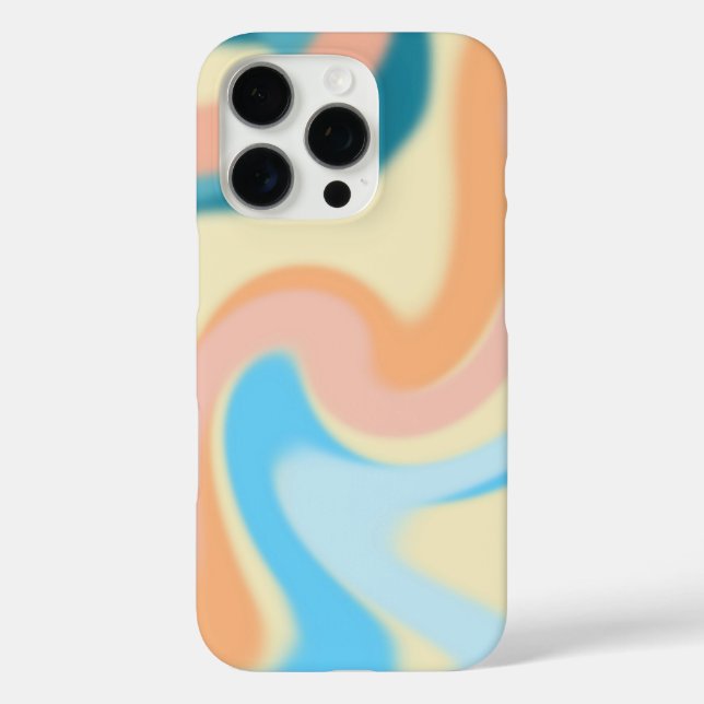 Pastel Swirls Case-Mate iPhone Case (Back)