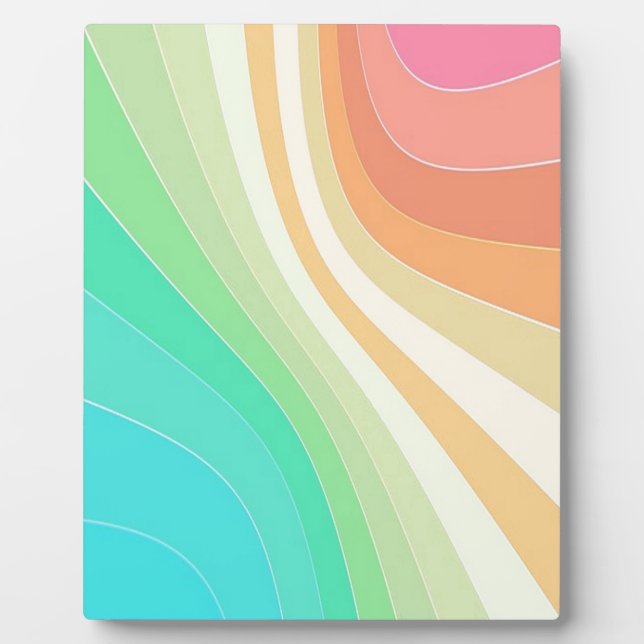 Pastel Swirls Plaque (Front)