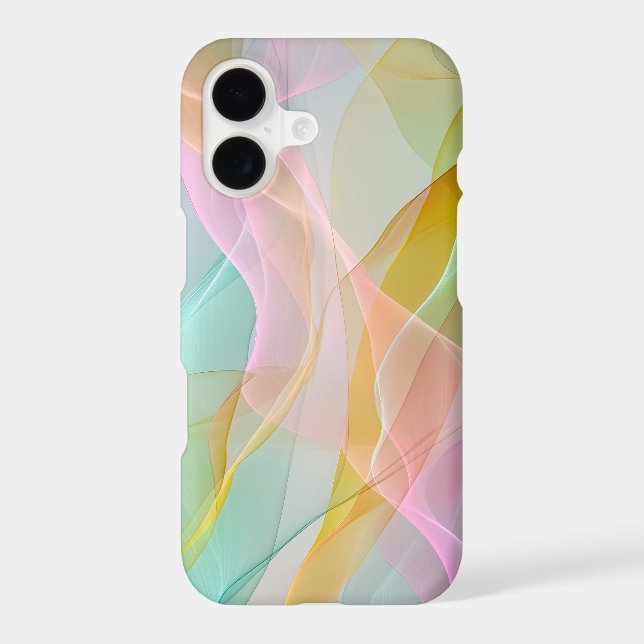 Pastel Symphony of Floating Sheer Ribbons (Back)