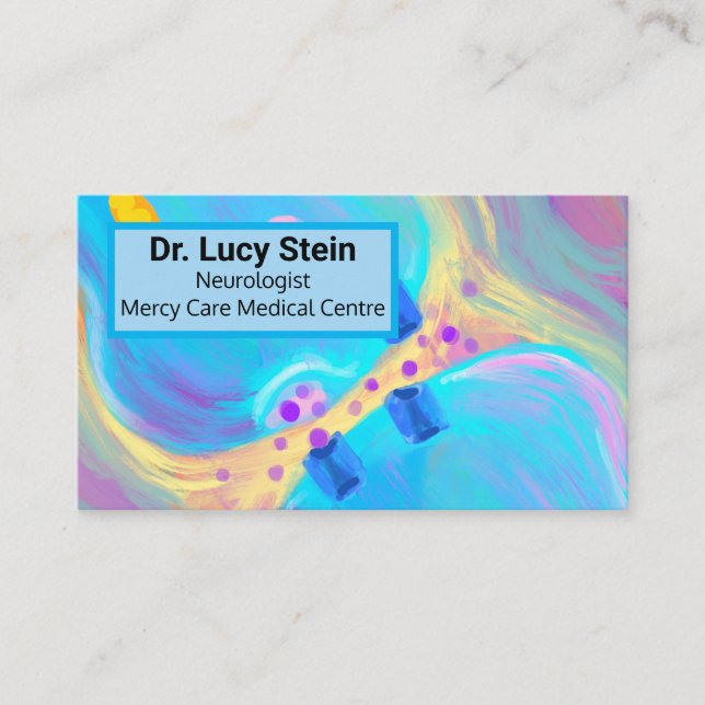Pastel Synapse Business Card (Front)