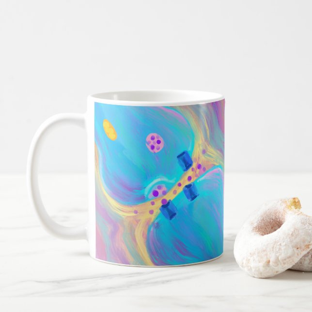 Pastel Synapse Coffee Mug (With Donut)