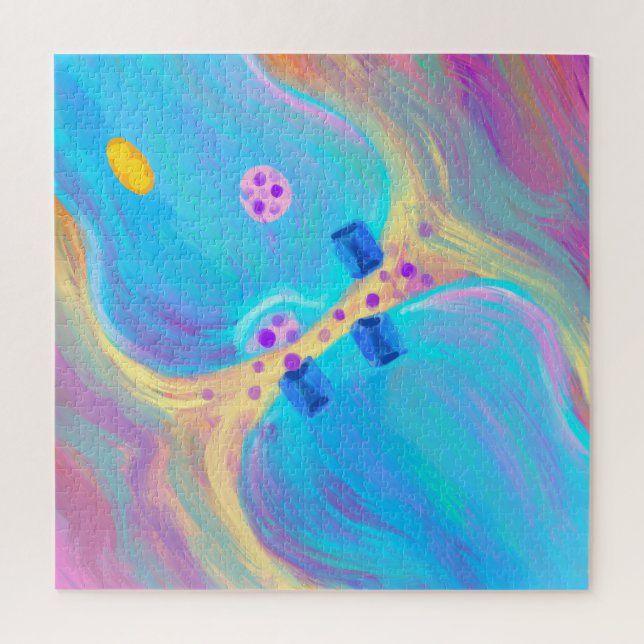 Pastel Synapse Jigsaw Puzzle (Vertical)
