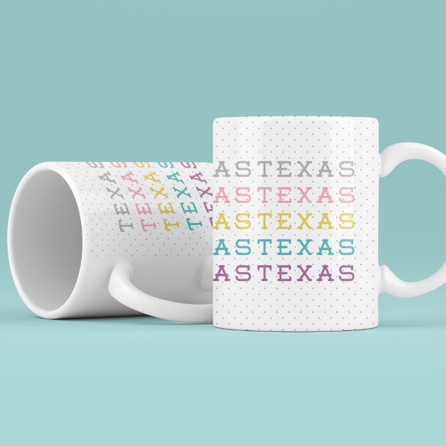 Pastel Texas, Texas, Texas Coffee Mug (Creator Uploaded)