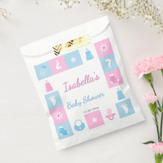 Pastel Tiny Icons Baby Showers & Gender Reveals Favour Bags