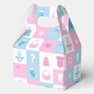 Pastel Tiny Icons Baby Showers & Gender Reveals Favour Box