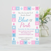 Pastel Tiny Icons Gender Reveal